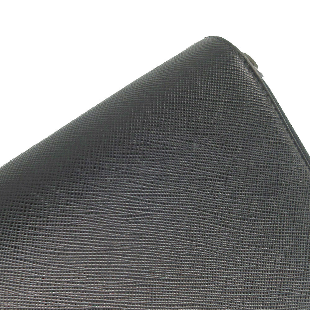 Prada Double Zip Wallet Saffiano Leather Black - Picture 5 of 8